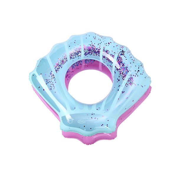 Glitter Badring För Pool Strand Sjö Glitter Pool Uppblåsbar Badring Glitter Badring För Barn Glitter$snäckskal Pool Flyte, Sommar Kul Uppblåsbar