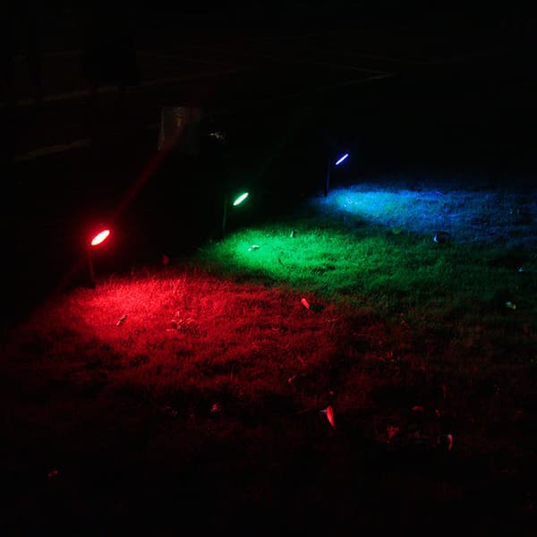 7 LED solcellslampor, gräsmatteljus (färgglada + anpassade modeller)