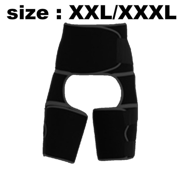 Workout Shapewear, Body Trainer för viktminskning Vardagskläder Black XXL XXXL