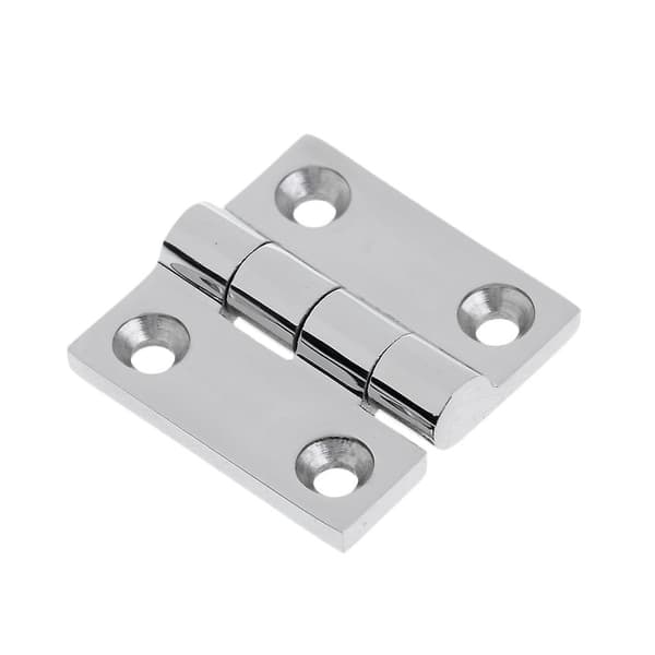 Marine Rustfrit Stål Poleret Dørhængsel 38x38mm til Båd Campingvogne RV