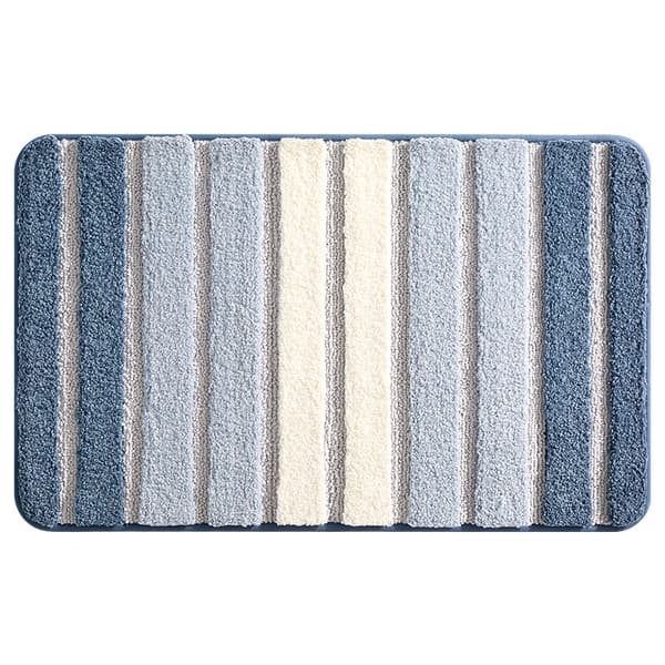 Klavertangenter Badeværelse Absorberende Gulvmåtte - Blå Sommerfugl 40*60cm