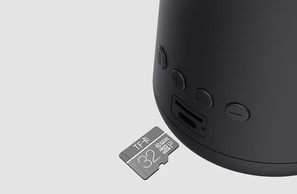 Bluetooth-kaiutin, ei ulkokäyttöön tarkoitettu vedenpitävä kannettava minikaiutin (musta),
