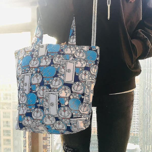Doraemon Fashion Anime Lunchväskor Cartoon Picknickväska Tote Varm Förvaring Lunchväskor (25*23*10cm)