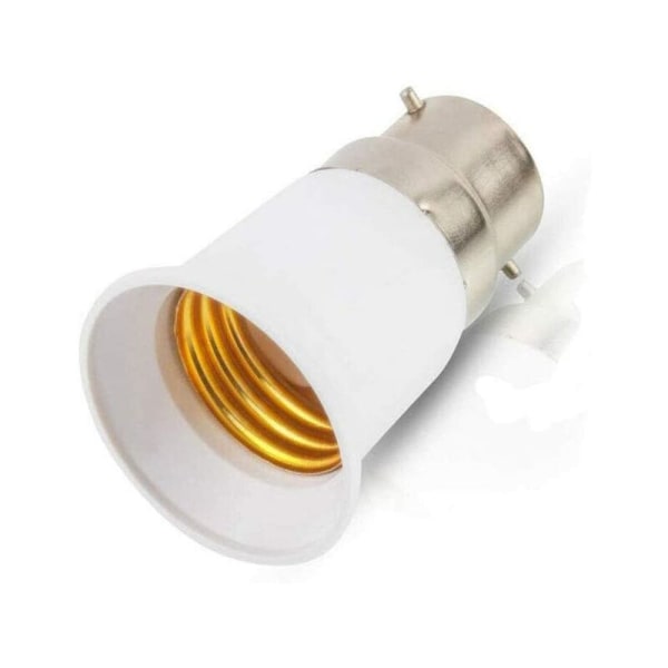 6 kpl B22-E27-kanta-adaptereita - LED-lamppusovittimet