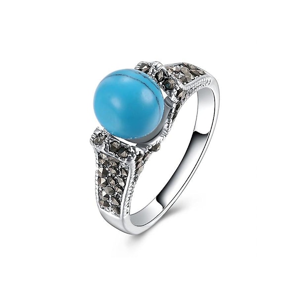 Moderne nyeste skinnende simple ring Gemr026c6