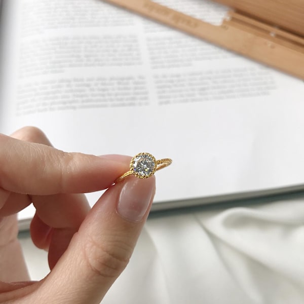Ring i Silver S925 för Dagligt Outfit, Mode Smycke Ac7475