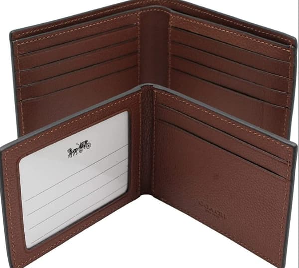 Signatur Canvas Charcoal/Sort Bifold ID-pung