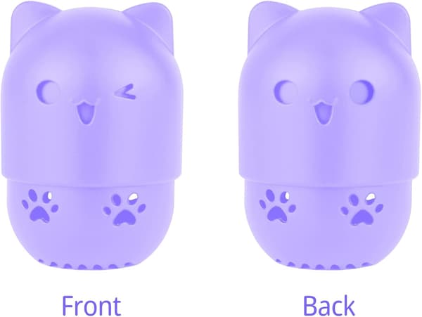 Marshmallow Foundation Sponge Silikon Reiseetui Skjønnhet