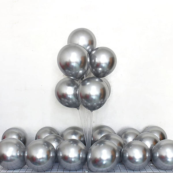 Gyllene latexballonger, ballongset, födelsedagsfestdekoration latexballonger - 40Wick