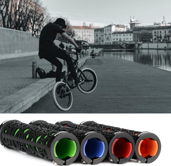 1 par MTB styrgreb, acex Ergonomisk cykelgreb 2 ender