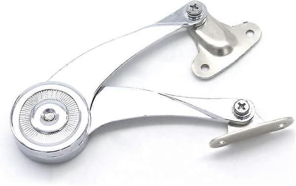 Støttehængsel Justerbart Dæksel Hold Soft Close Hængsel Zinklegering Langsom Buffer (sølv) (1 stk)