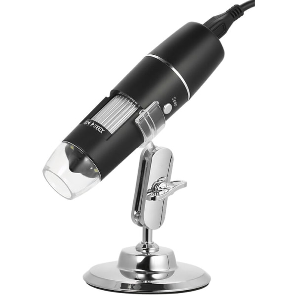 Digitalt mikroskop, USB + Micro + Type-c, stöd för Android-datorsystem, tre i ett (trådstyrt USBX4 universal 1000X)