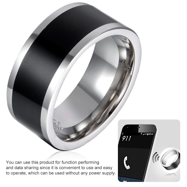 Nfc Ring Universal Sensing Technology Bekvämt bärande Ingen kostnad Smart Lock Nfc Ring för mobiltelefon US 6