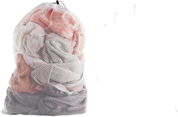 2-pack 36”x24” Stor Tvättsäck i Mesh med Dragsko, Stor