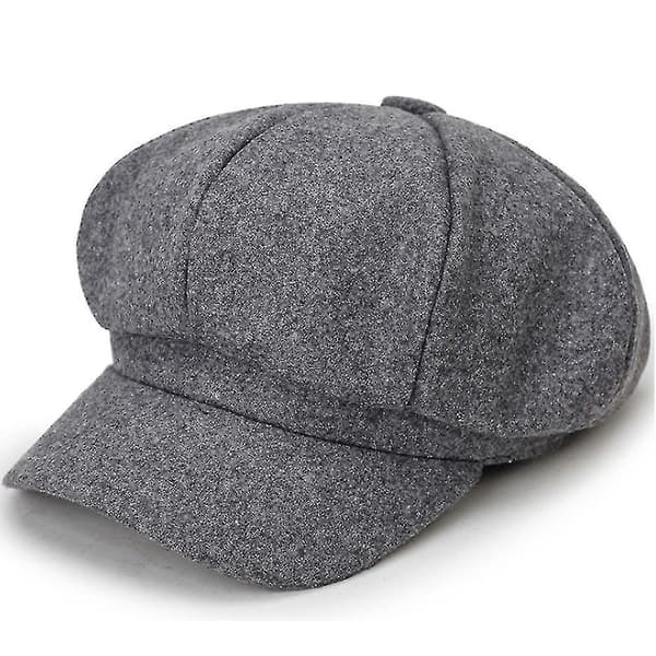 Hatte til Kvinder Beret Kasketter Efterår Vinter Damer Ottekantet Hat Casual-dwdz