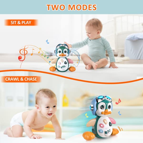 Musikleksak för barn 1 år (15*11*16cm), Krypleksaker