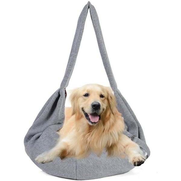 Grå Kat/Hund Bærepose, Enkelt-Skulder Sling Bærepose til