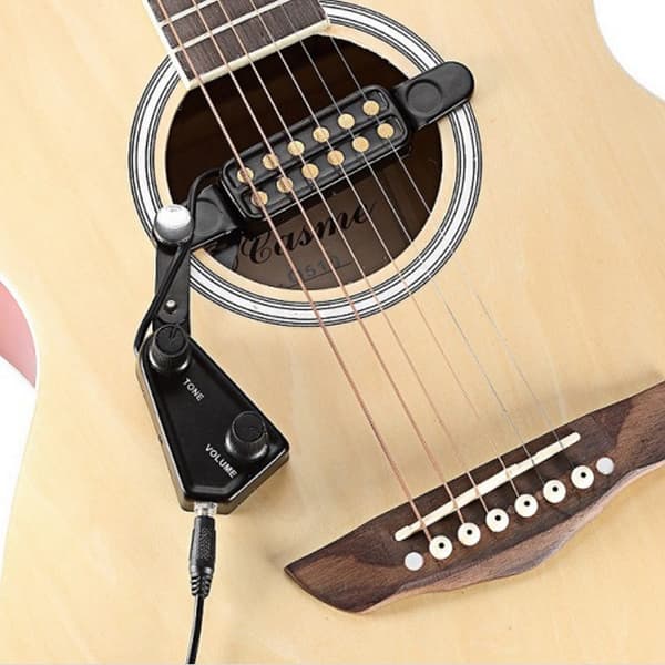 1 Stycke Akustisk Gitarr Pickup Volym Tuning Folk Gitarr