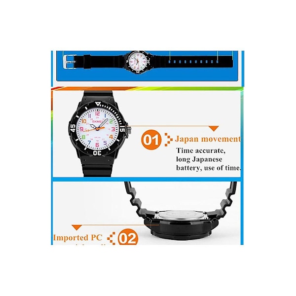 Pojkars Silikon Analog Klocka 652zp103 030
