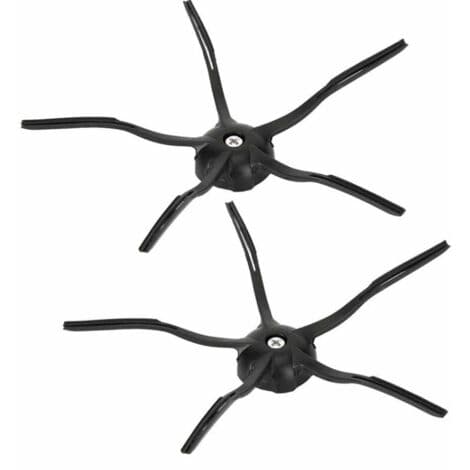 Til Roborock S7, T7S/PLUS, Fejerobot Tilbehør (4 Sorte Trekantede Sidebørster)