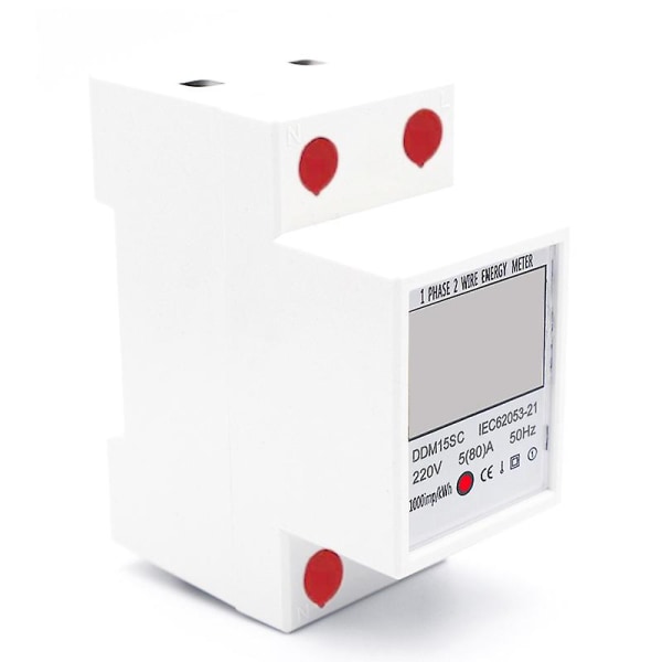 Elektrisk energimåler, energibrukmonitor, 5-80a 220v 50hz Cisea