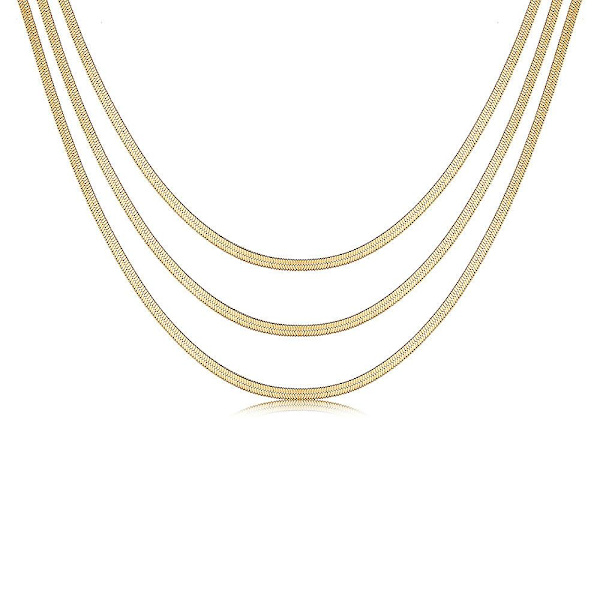 Halskjede Flerlags Metallisk Element Choker Mote Smykker  B1733 5694901