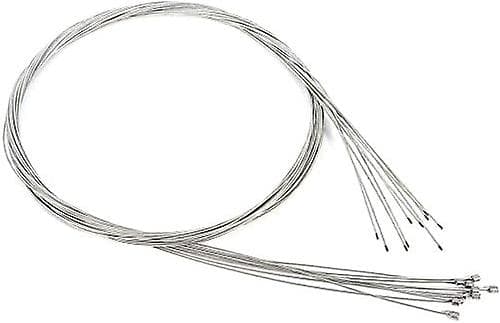 10 st 2 m stålväxelkabel, växlingskabel, universell cykelbromskabel