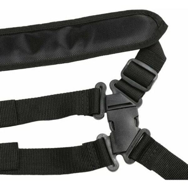 Comfort Strap Dobbelt Skulder Trimmer Sele Strap til buskrydder & Trimmer & Trimmer Sele, Sort