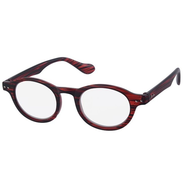 Coloray läsglasögon Matera, Transp röd/svart, +1.50 - + 3.00 + 3.00