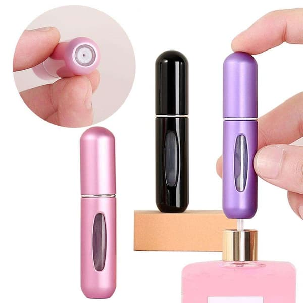 2-pack Påfyllningsbar parfymflaska påfyllningsspray flerfärgad