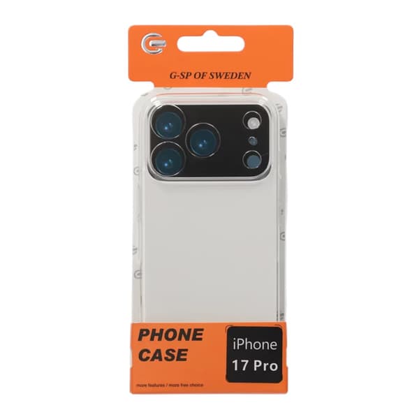 Ultratyndt TPU-telefondeksel til iPhone 17 Pro - Hvit