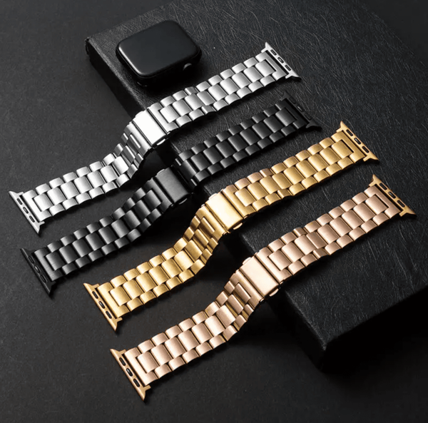 Luksus armbånd i rustfrit stål til Apple Watch 38-41mm - Sølv Sølv
