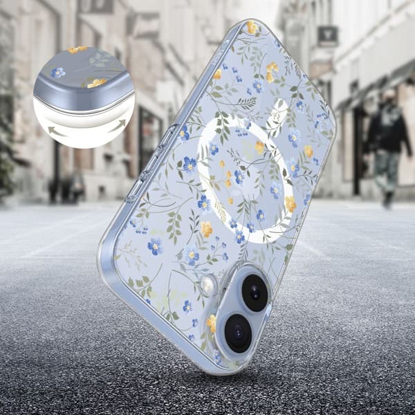 Tech-Protect iPhone 17 -kuori MagSafe FlexAir Spring Flowers