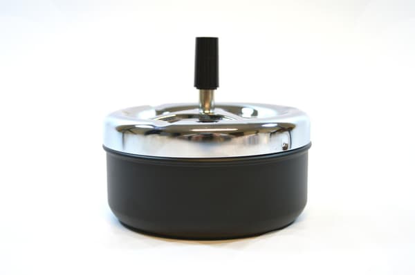 Askebeger matt svart med spinner