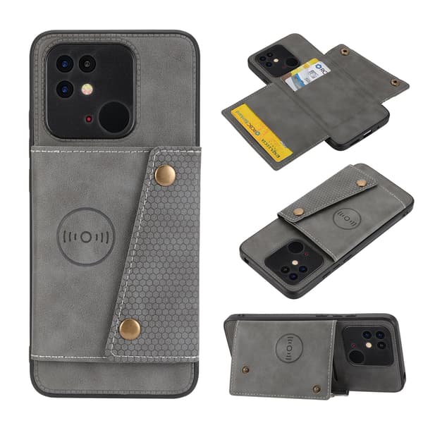 Xiaomi Redmi 10C - Deksel med kortholder Lys Brun