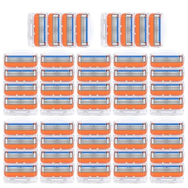 52-pack Herrrakhyvlar, kompatibla blad - WELLNGS 48-pack