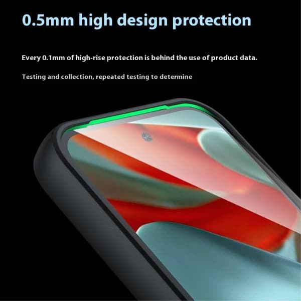 Til Google Pixel 9a Deksel Skin-Touch TPU+PC Matt Mobildeksel Svart