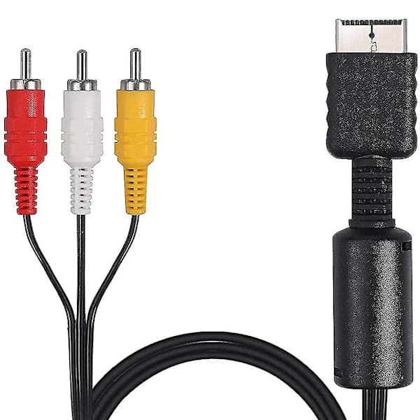 PS2 tre-rækket lyd-/video-RCA-kabel PlayStation