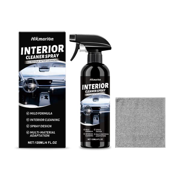 Bilinteriør rengjøringsspray, bilinteriørputer og setestoff omtrekkerrens
