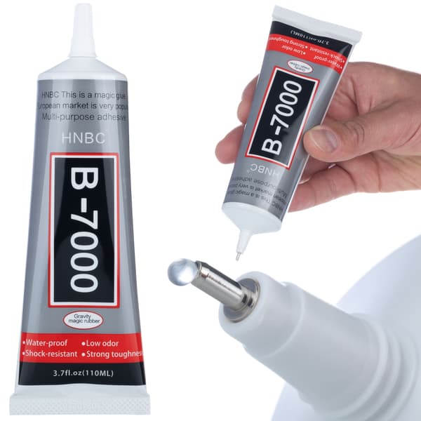 Universal Lim B-7000 110Ml – Præcisionsapplikator | Stærk og Fleksibel Samling | til Elektronik, Plast, Træ, Glas