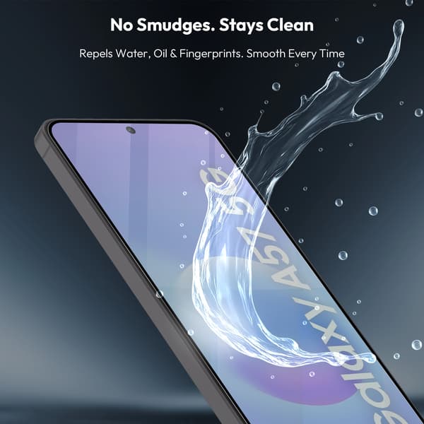 Samsung A57 Skärmskydd (2-pack) & Linsskydd (2-pack) - 9H Härdat Glas - Ultrahög Kvalitet 3D
