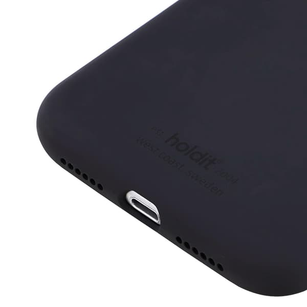 iPhone 11/XR - holdt mobilcover Silikone - Sort Sort