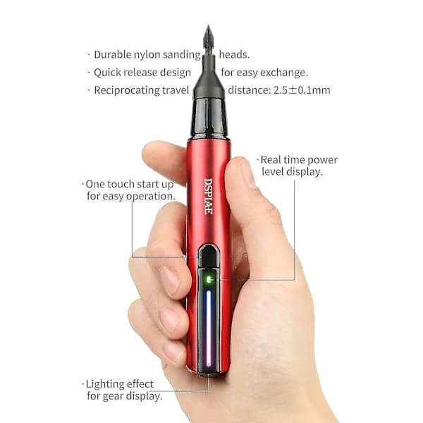 Elektrisk oscillerande slipstift DIY Modellleksak Polering