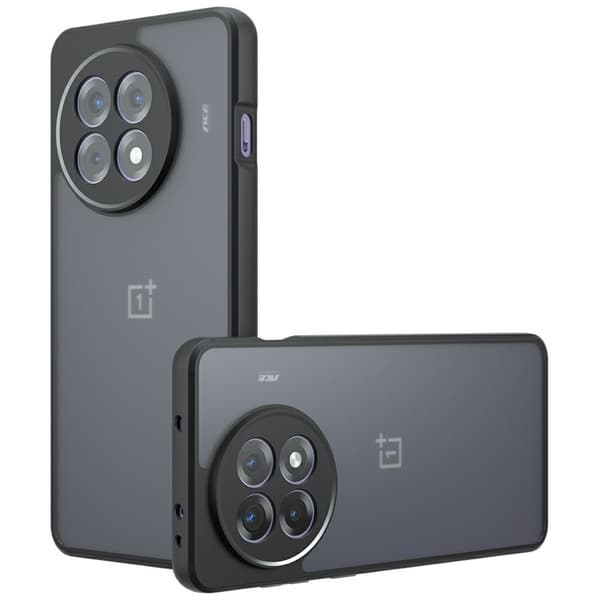 TPU telefoncover bagside til OnePlus 13R - Sort