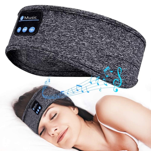 Sömnhörlurar Bluetooth huvudband, trådlösa hörlurar med huvudband Headset med tunna högtalare, sömnhörlurar, sovhörlurar för löpning