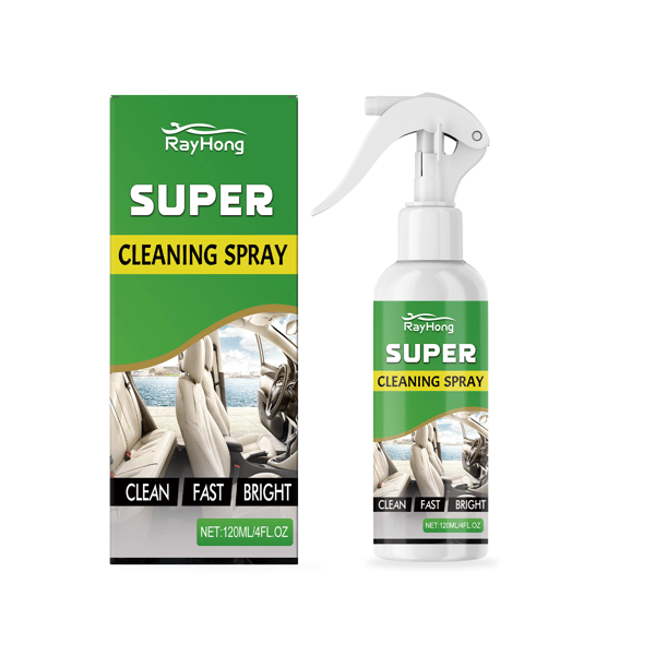 Interiørrengjøringsspray, en dyp flekkfjerner for daglig interiør, puter, seter og tekstiler.