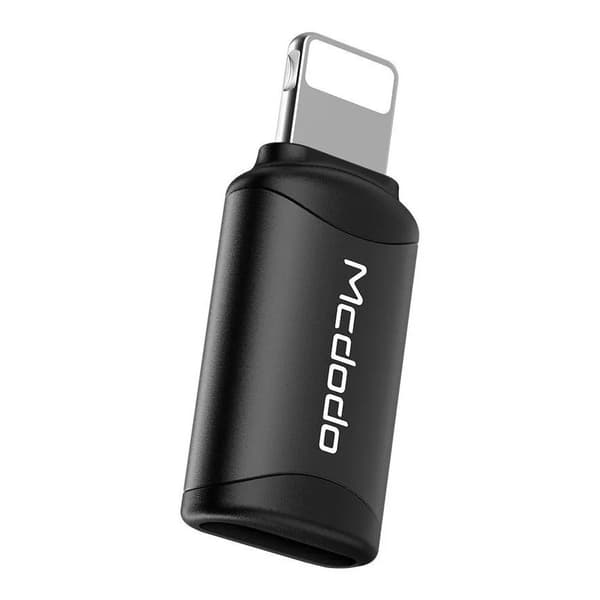 McDodo OT-7680 USB-C–Lightning-adapteri, 3A, musta