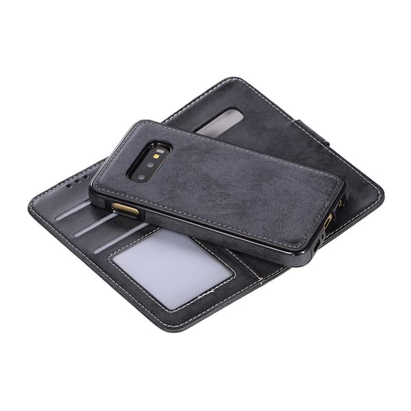 Samsung Galaxy S10e - Plånboksfodral (LEMAN) Marinblå
