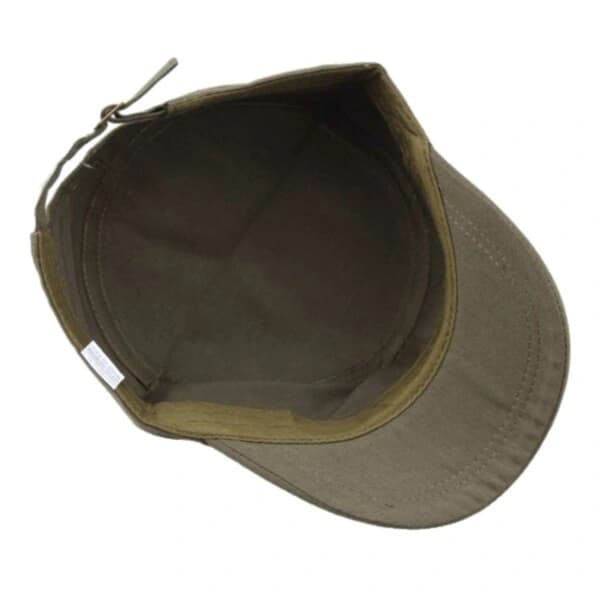 Grøn Army Cap - Flad Army Cap Militær Cap grøn one size