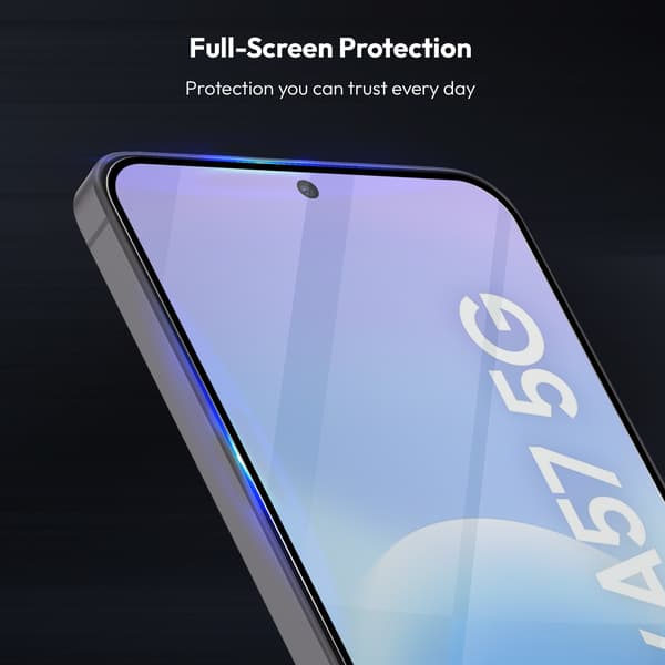 Samsung A57 Skärmskydd (2-pack) & Linsskydd (2-pack) - 9H Härdat Glas - Ultrahög Kvalitet 3D